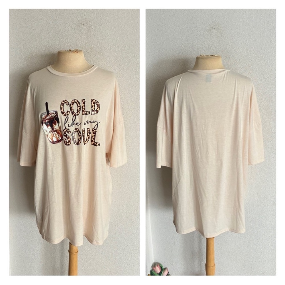 SHEIN coffee tee